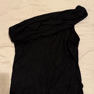 Elegant Black One-Shoulder top- Banana republic